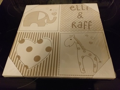 Elli raff canvas wall - &, panel