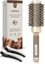 AIMIKE round Hair Brush, Nano Thermal Ceramic & Ionic Tech round Brush, round Br