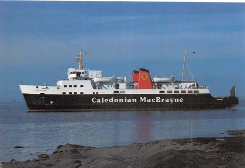 Shipping postcard isle - shipping, mv