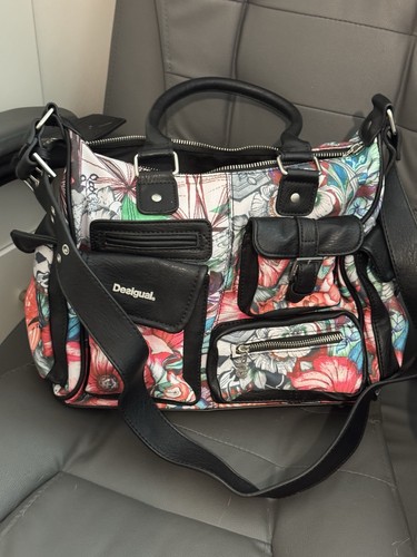 Desigual floral print shoulder - print,