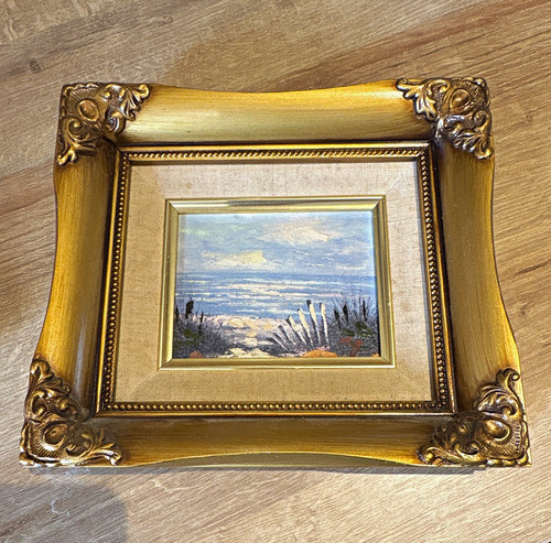 Ornate gold finish wood - gold, wall