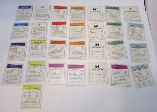 Lot old 1970 - 29, monopoly