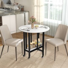 Folding Dining Table, Rolling