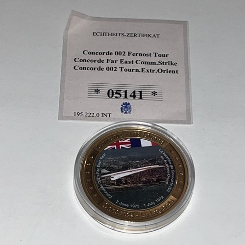Concorde far east tour - east, coin