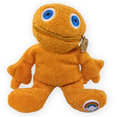 Rainbow zippy soft toy plush - soft,