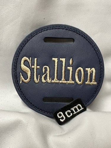 9cm navy real - navy, leather