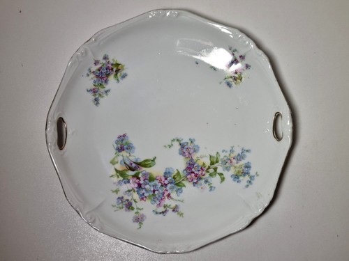 Porcelain cake plate forget - plate, me