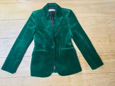 Zara Velvet Green Blazer