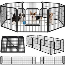 8 Panel Dog Playpen Metal Pet