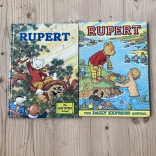 2 X Rupert Annual 1973 1975 Daily Express
