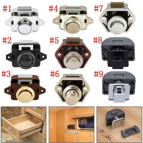 Push button catch lock - catch, drawer