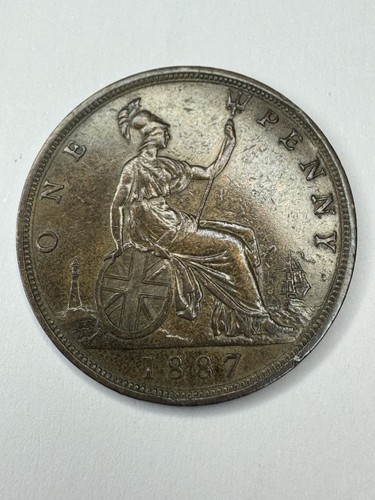 1887 queen victoria penny - queen,