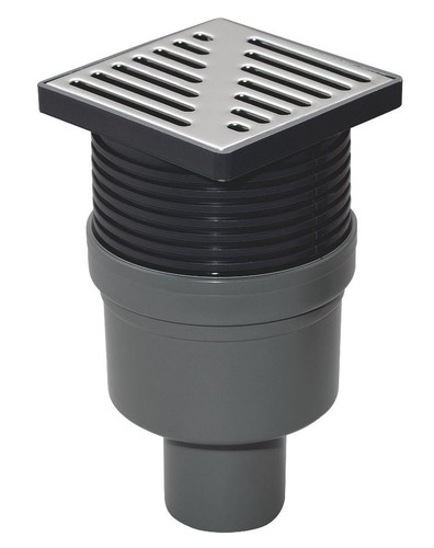 Regulated height bottom - bottom, outlet