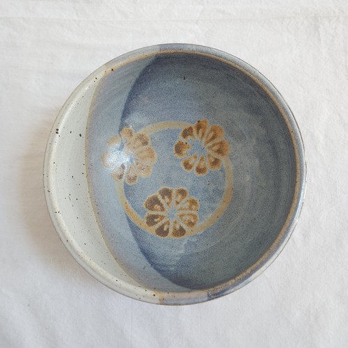 Studio art pottery blue gray - blue,