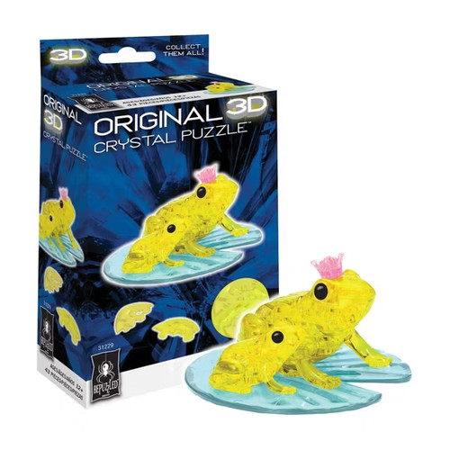 Bepuzzled yellow frog - bepuzzled, 3d