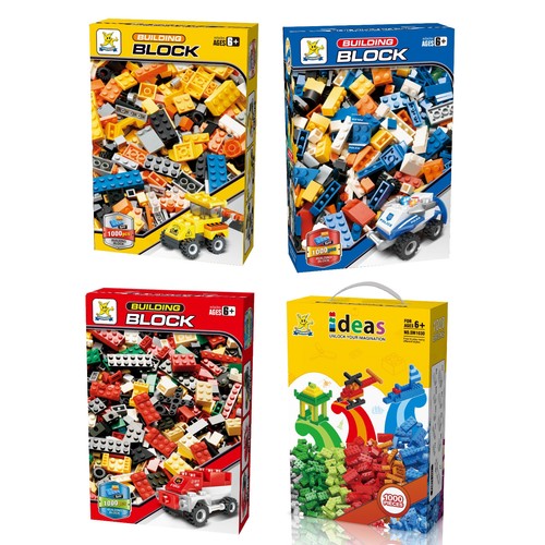 1000pcs building blocks - building, kids