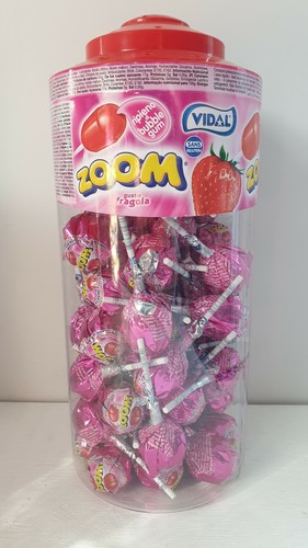 Vidal zoom strawberry lollies - zoom,