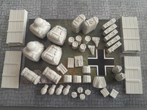 German tank stowage - tank, /