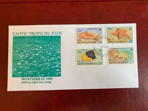 Montserrat 1991 fdc fish - montserrat,