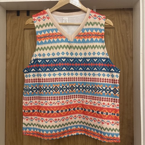 Vintage style aztec fair isle - style,