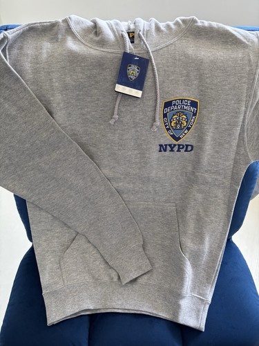 Nypd hoodie grey size small - hoodie.,