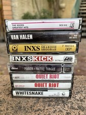 Rock Cassette Tape Lot Van