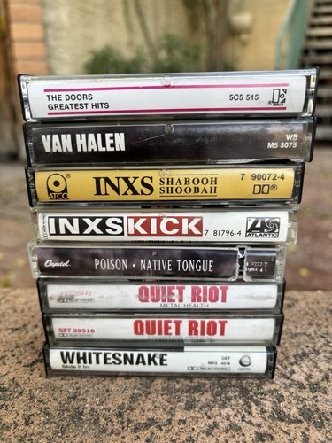 Rock cassette tape lot - cassette,