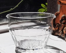 Gorgeous Large Georgian Ogee Crystal Cut Faceted Glass Rinser C 1800