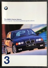 BMW 3 Series SALOON Car Sales Brochure 1997 #711033121 2 1997VM   316iSE 318tds+