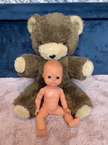 Teddy bear old antique - old,