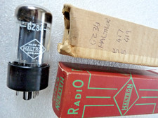 HALTRON by Mullard GZ34 Large Black Base  NOS  Tube Amplitrex Tested  May24A