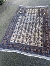 Afghan Oriental Knotted Wool