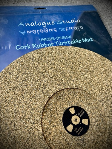 Cork rubber turntable mat - cork,