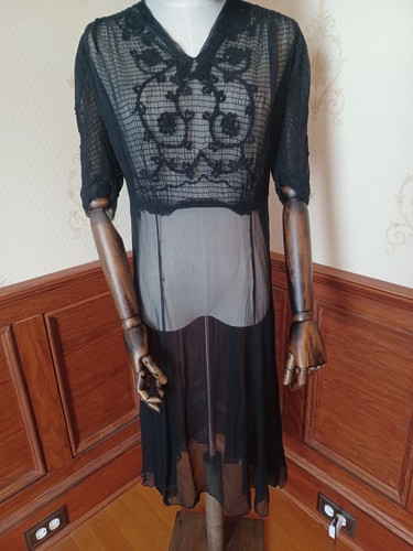 Antique vintage 1930s sheer - 1930s,