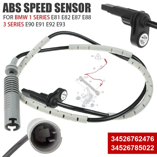 Rear abs wheel speed sensor - abs,
