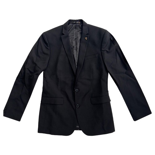 Farah men black suit jacket - black,