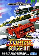 Turbo Outrun - Sega Mega Drive Racing Video Game Boxed