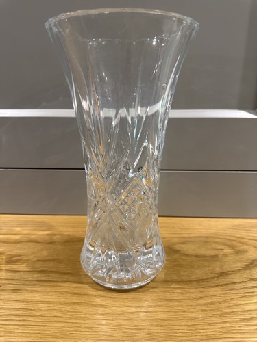 Crystal vase heavy - heavy, leaded