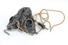 WW2 RAF C. Type Leather Flying Helmet & Wiring 