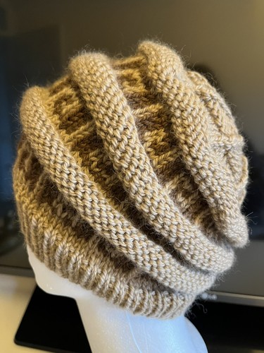 Hand knitted hat fair - hat, isle