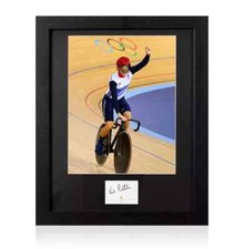 Victoria Pendleton Signed Team GB Card and Photo Frame: Option 1