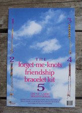 The Forget-Me-Knots Friendship Bracelet Kit (Fold Out Booklet) Children Folk Art