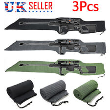 3 Pack Gun Sock Silicone Treated Rifle Airgun Shotgun Case Cover Non-Slip Sleeve