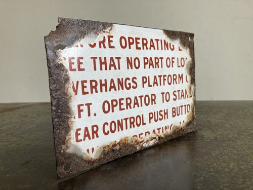 Vintage enamel railway - vintage,