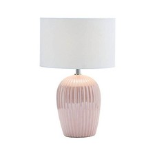 Table Lamp Ceramic Pink Ivory