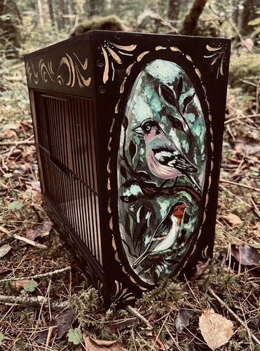 Hand painted canary - painted,