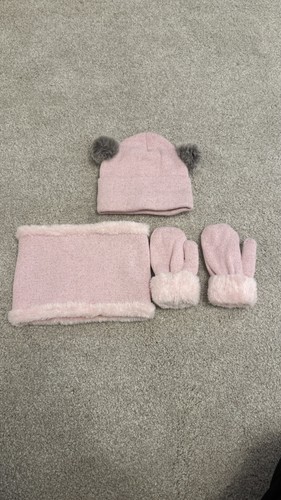 Kids winter hat scarf gloves - winter,