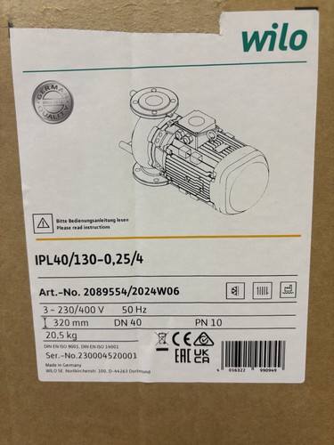 Wilo ipl40 130 - wilo, heating
