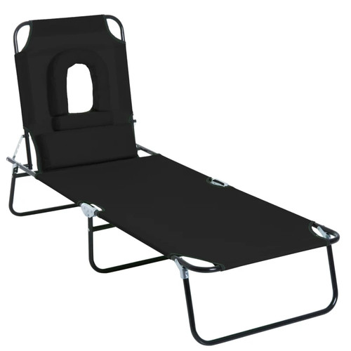 Folding sun lounger reclining - folding,