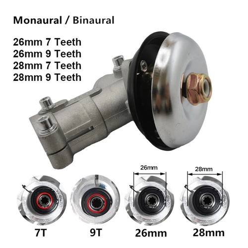 28mm strimmer gear - 26/28mm, 7/9t